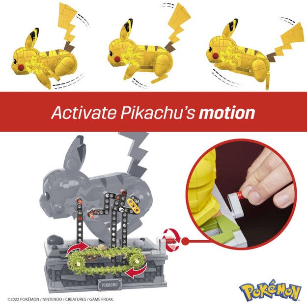 MEGA - Pokémon - Motion Pikachu (HGC23) 3