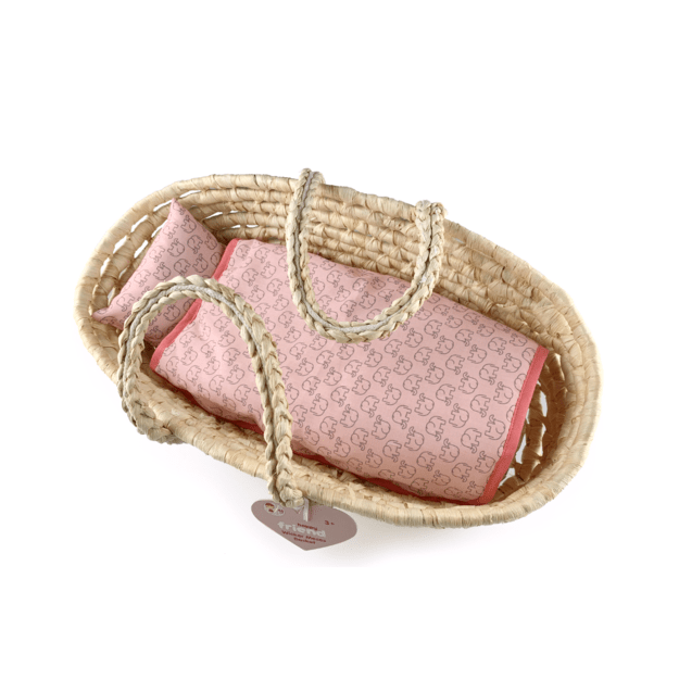 Happy Friend - Wicker Moses Basket (504318) 1