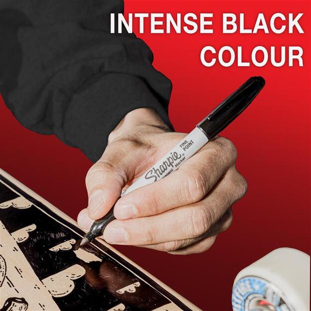 Sharpie - Permanent Markers - Black - 5 Count 3