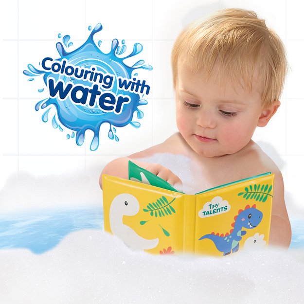 SES Creative - Bath Time Colouring with Water Dino Bath Book - (S13215) 3