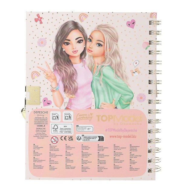 Topmodel - Diary With Padlock And Bracelet (413269) 1