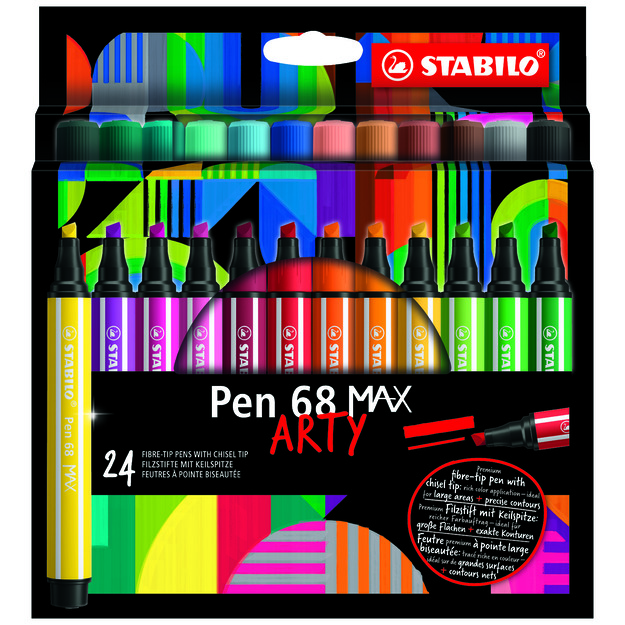 Stabilo - Pen 68 MAX - 24 Colours 1