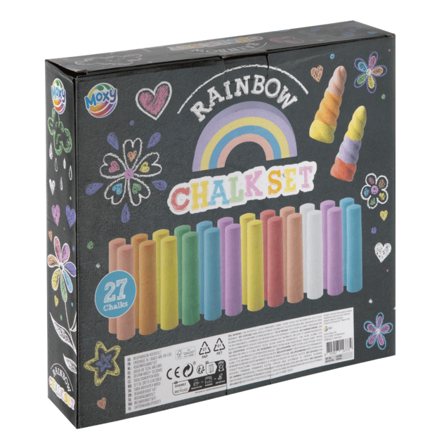 Moxy - Rainbow chalk set 27 chalks (610008) 3