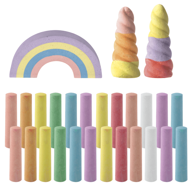 Moxy - Rainbow chalk set 27 chalks (610008) 4