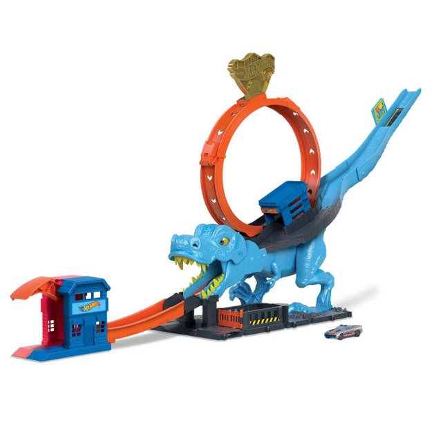 Hot Wheels - City T-Rex Loop And Stunt Playset (HKX42)