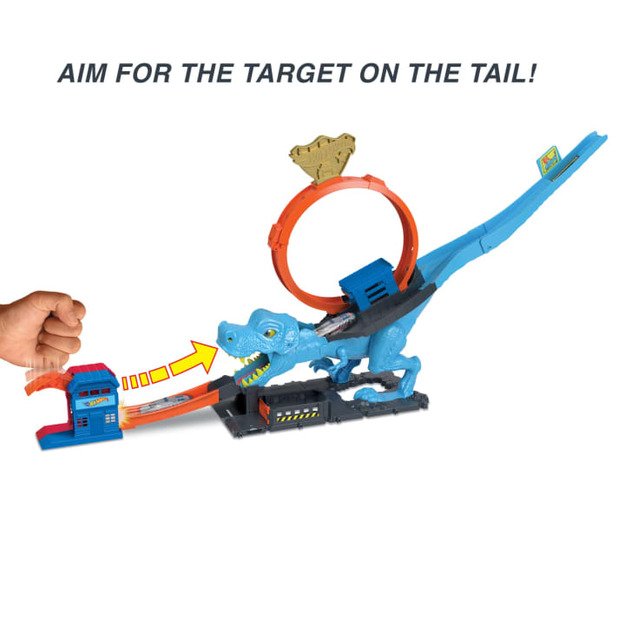 Hot Wheels - City T-Rex Loop And Stunt Playset (HKX42) 4