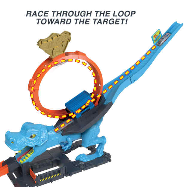 Hot Wheels - City T-Rex Loop And Stunt Playset (HKX42) 5