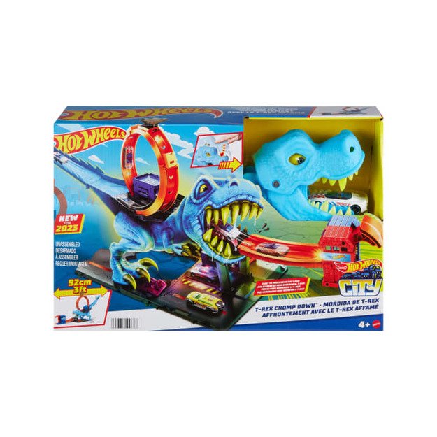 Hot Wheels - City T-Rex Loop And Stunt Playset (HKX42) 7