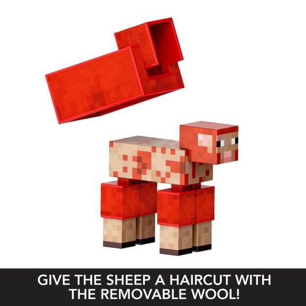 Minecraft - Diamond Level Sheep Action Figure & 3 Accessories (JCV22) 1
