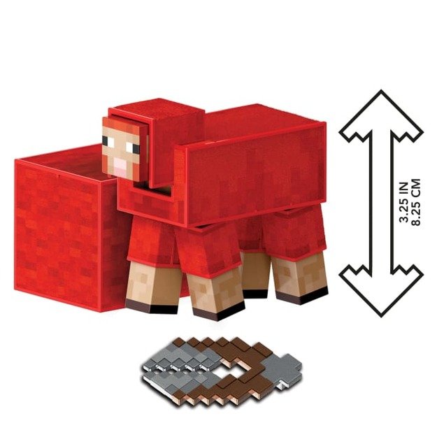 Minecraft - Diamond Level Sheep Action Figure & 3 Accessories (JCV22) 2