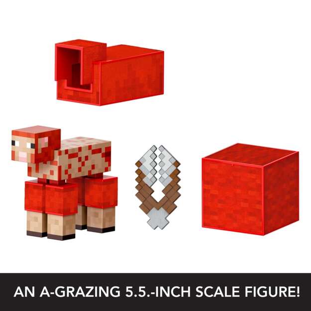 Minecraft - Diamond Level Sheep Action Figure & 3 Accessories (JCV22) 3