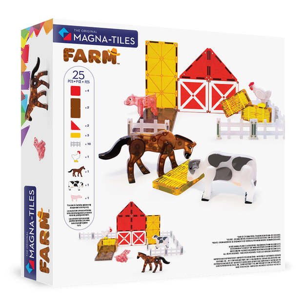 MAGNA-TILES - Farm 25 Piece Set (90223) 11
