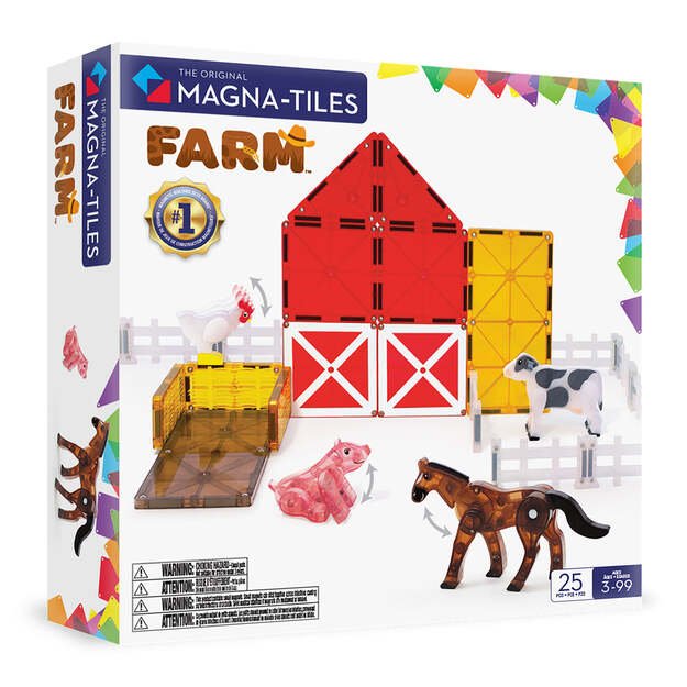 MAGNA-TILES - Farm 25 Piece Set (90223) 6