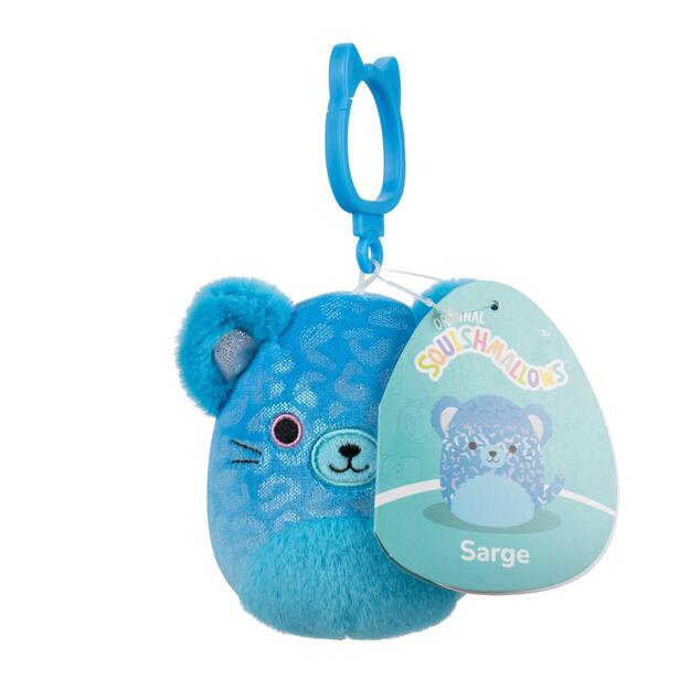 Squishmallows - 9 cm - Clip On - Sarge Jaguar