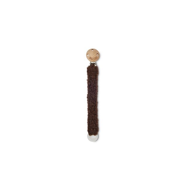 Smallstuff - Rattle, bear, bouclè merino wool, nature - (40008-81)