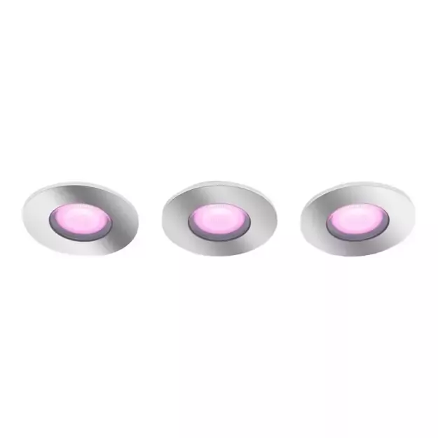 Philips Hue - Xamento Hue recessed chrome 3x5.7W