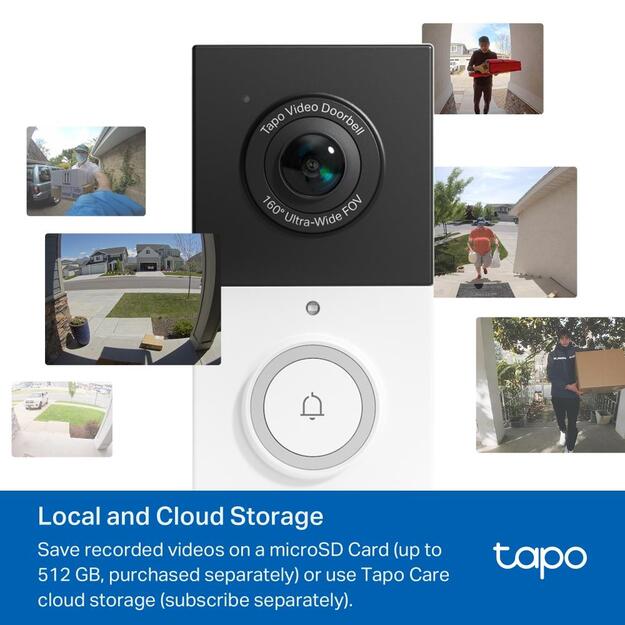 TP-Link - Tapo D210 Video Doorbell Camera 7