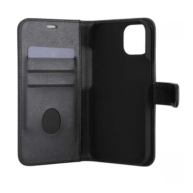 RadiCover - Radiation Protection Wallet Vegan Leather iPhone 14 Flipcover Black 3
