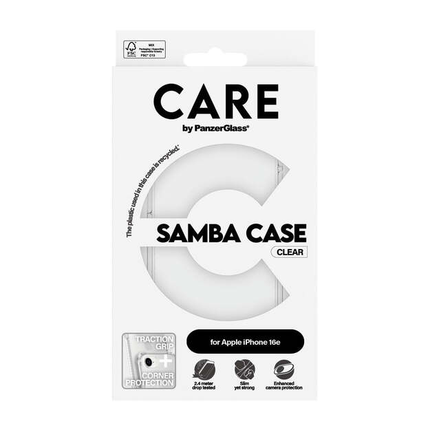 CARE by PanzerGlass - Case - Transparent - iPhone 16e 2