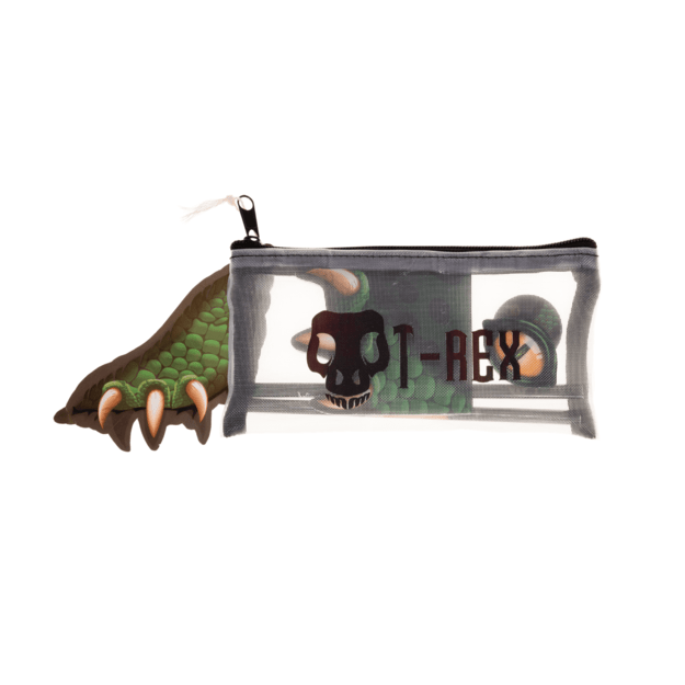Dino T-Rex - Filled Mesh Pencil Pouch w/station (092408156) 1