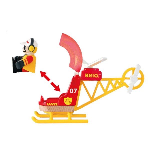 BRIO - Firefighter Helicopter (33797) 1