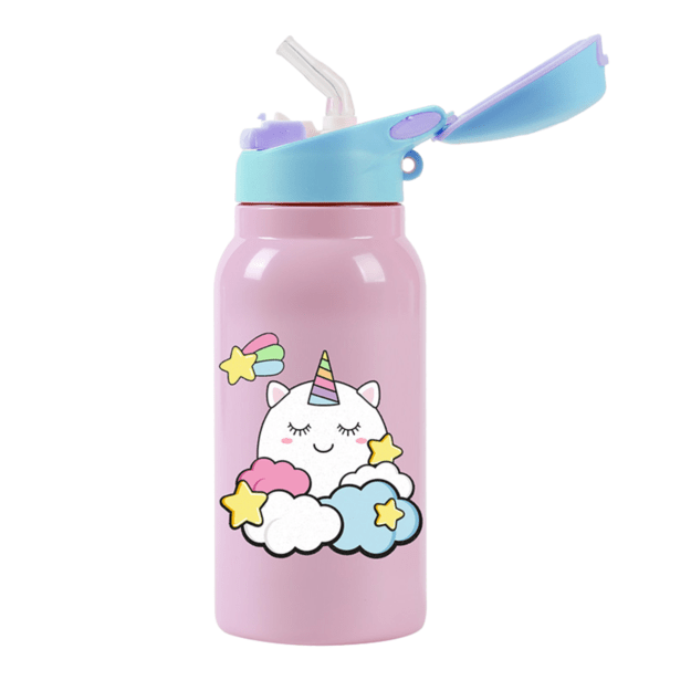 I-Drink - Thermal Bottle - 350 ml - UNICORN Kids with foldable cap  (ID0513) 1