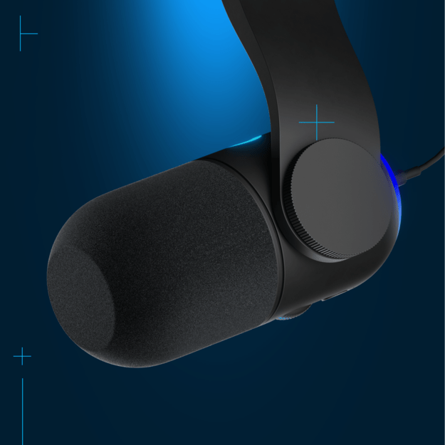 Logitech - Yeticaster GX Dynamic RGB Gaming Mic