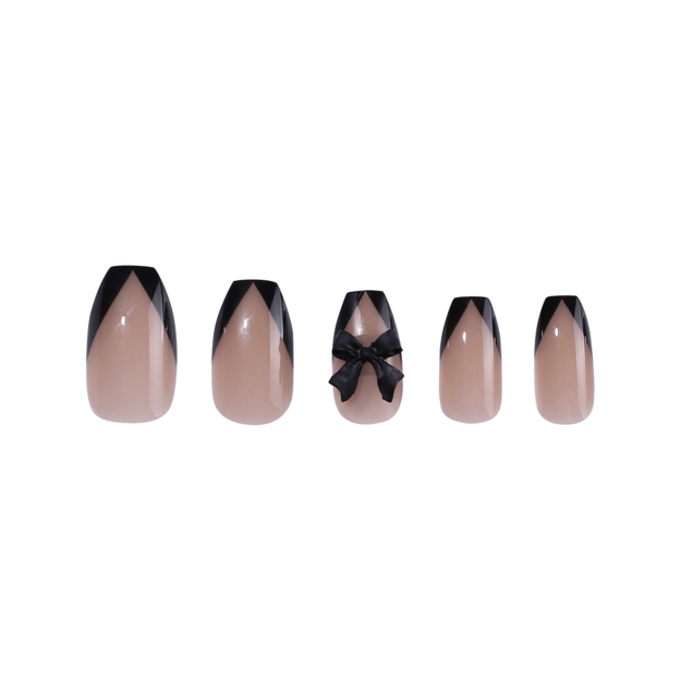 Dashy Nails - Black Ribbon