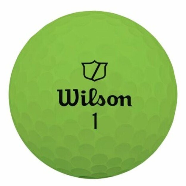 Wilson - DUO Soft Golf Ball - Green - 12 Balls