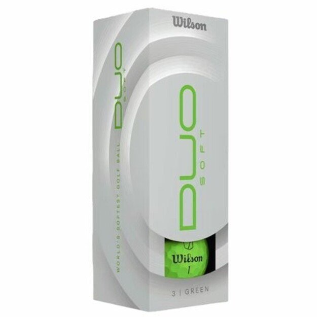 Wilson - DUO Soft Golf Ball - Green - 12 Balls