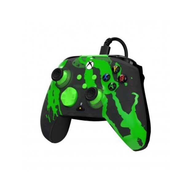 PDP Rematch Wired Controller Glow Jolt Green Xbox