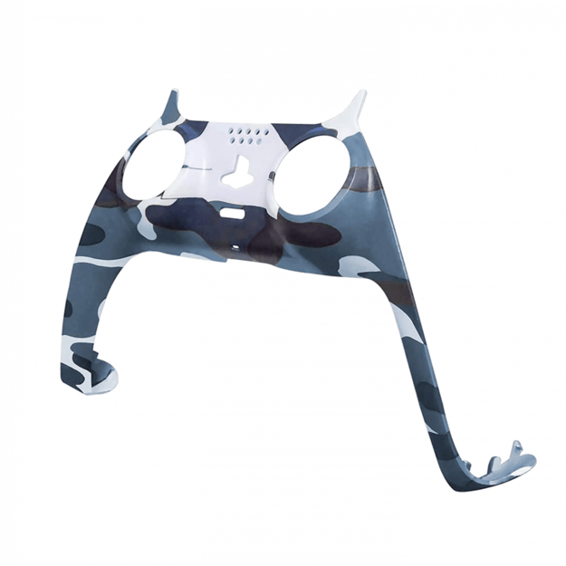 Piranha PS5 Controller Skins - Camo Blue