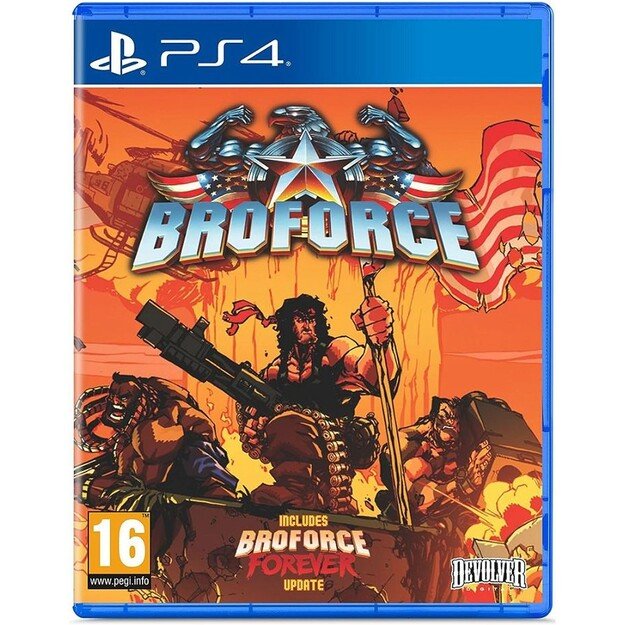 Broforce

  - PlayStation 4