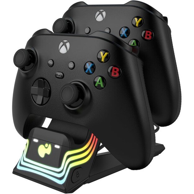 PDP Afterglow Wave Dual Charger Black Xbox