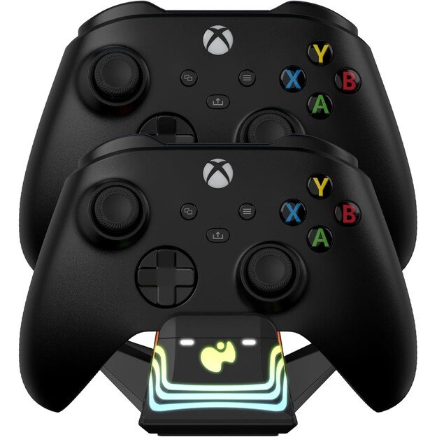 PDP Afterglow Wave Dual Charger Black Xbox