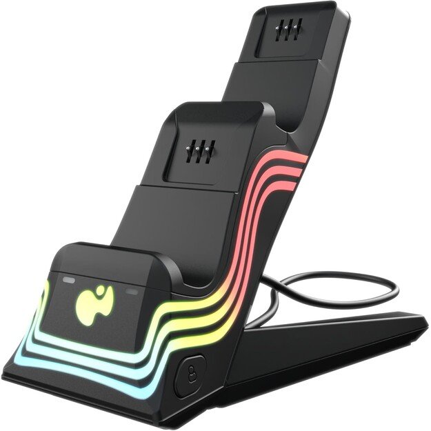 PDP Afterglow Wave Dual Charger Black Xbox