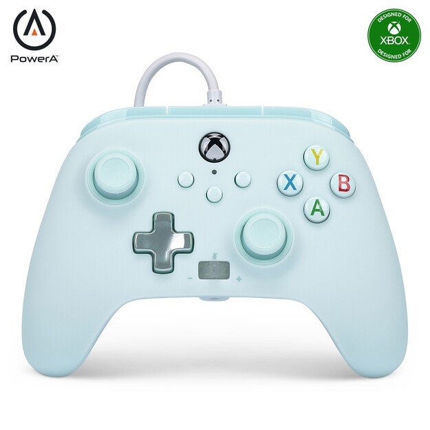 PowerA Enhanced Wired Controller - Xbox Series X/S - Cotton Candy Blue