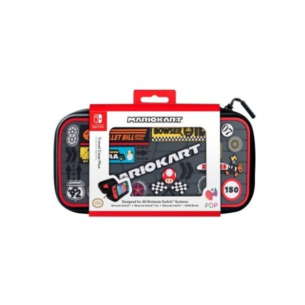 PDP Deluxe Travel Case Mario Kart Averts Licensed Switch