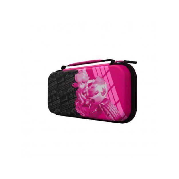 PDP Travel GLOW Case Grand Prix Peach Licensed Switch