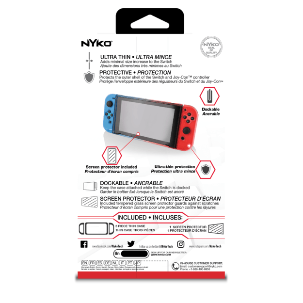 Nyko Thin Case (Red/Blue)
