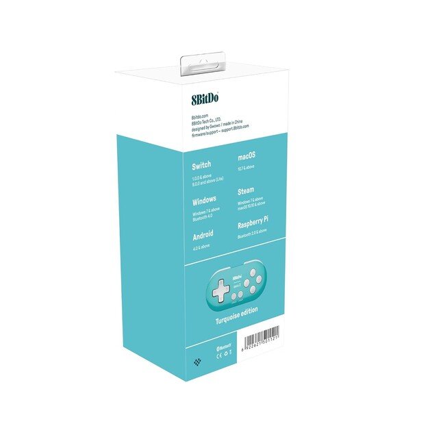 8BitDo Zero 2 Turquoise Edition