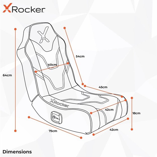 XROCKER SHADOW 2.0 FLOOR ROCKER - BLACK/GOLD