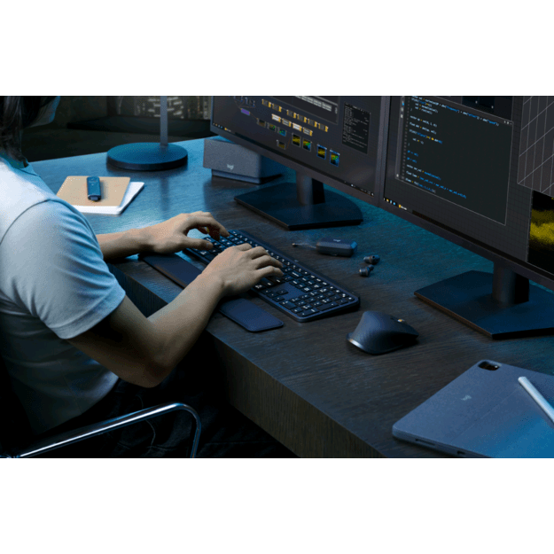 Logitech - MX Keys S Performance Combo Keyboard and Mouse Set