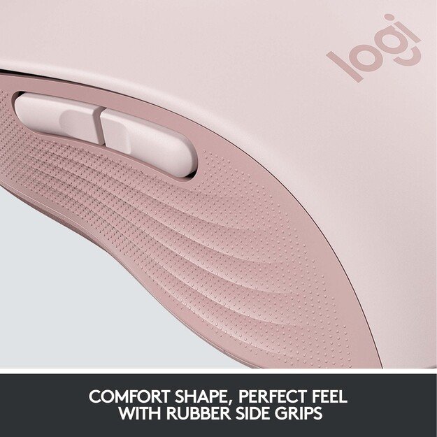 Logitech - M650 Signature - Wireless Mouse - Rosa