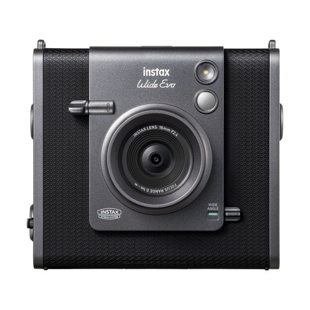 Fuji - Instax Wide EVO Black Hybrid Camera