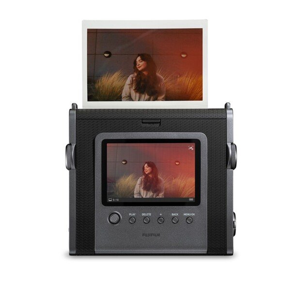 Fuji - Instax Wide EVO Black Hybrid Camera
