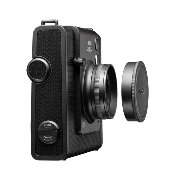 Fuji - Instax Wide EVO Black Hybrid Camera