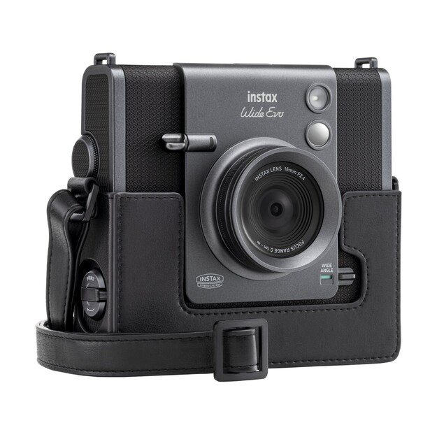 Fuji - Instax Wide EVO Black Hybrid Camera