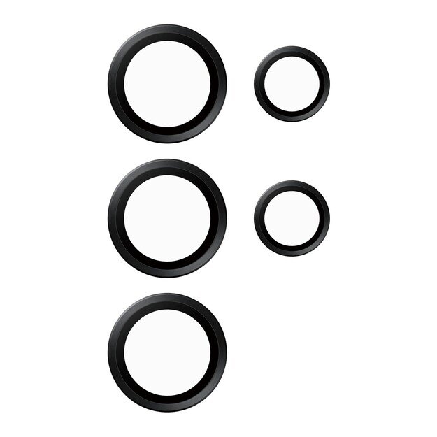 PanzerGlass - Hoops - Camera Lens Protector - Samsung Galaxy S24 Ultra - Black