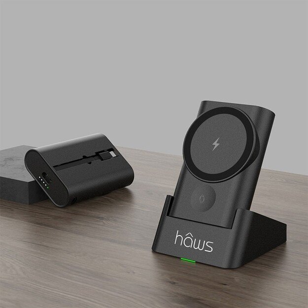 Hâws - Orø 3-i-1 Wireless Charging Powerbank 3-in1 5200mAh